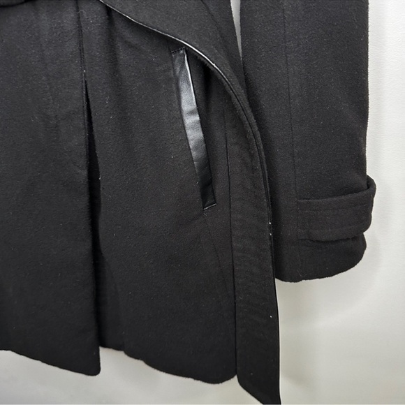 Jacqueline Riu | Belted Black Wrap Jacket Sz 46 - Picture 9 of 12